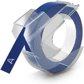 Dymo S0898140 Tape Wit op blauw (9 mm)