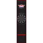 Bull's Carpet dartmat 300x65 cm zwart met rode stik