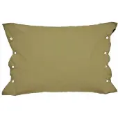 Himla Drottningholm kussensloop buttons walnut - 60 x 70 cm