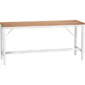 Bott Werkbank Verso - met set dwarsverbindingen - B 2000 x H 930 x D 600 mm - draagvermogen tot 600 kg - werkbald in beuken multiplex - onderstel lichtgrijs RAL 7035