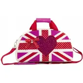 Zebra trends Bowlingbag UK Glitter Pink