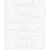 Dutch Wallcoverings Hexagone dessin wit modern (vliesbehang, wit)
