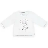 Jollein Babyshirt Jollein Lange Mouw Safari Black White-74 / 80