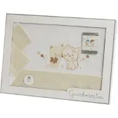 Gamberritos lakenset ledikant Katjes katoen beige 3 delig