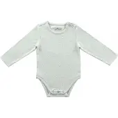 Jollein Mini dots Romper lange mouw soft grey 74/80
