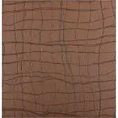 Dutch Wallcoverings Vliesbehang croco/leer - Bruin