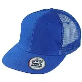 Myrtle beach Volwassenen Unisex 6 Panel Flat Peak Cap (Koningsblauw)