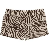 Little Indians short Zebra meisjes katoen bruin/crème