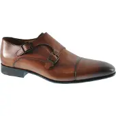 Van bommel 12295/00 Instap 2 gespen H Nette veterschoenen | Maat 10 Heren Cognac