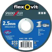 Kippers Rijssen Flexovit doorslijpschijven 230 x 2.5 mm A24/30S BF41 speedoflex