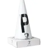 Horka dressuurpionnen 30 cm wit 4-delig