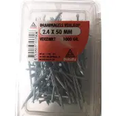 Deltafix draadnagel verlorenkop verzinkt 2.4 x 50 mm din 1152 1000gr.