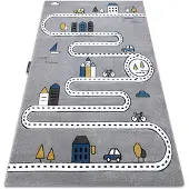 Rugsx Tapijt PETIT STRAAT STRAAT grijskleuring 180x270 cm