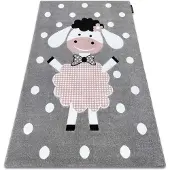 Rugsx Tapijt PETIT DOLLY schaap, lammetje grijskleuring 140x190 cm