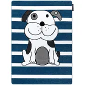 Rugsx Tapijt PETIT PUPPY HOND HONDJE blauw 160x220 cm
