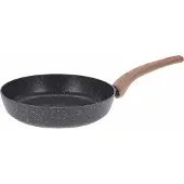 Excellent houseware Braadpan/Koekenpan met antiaanbaklaag Ø 24 cm, aluminium met handvat