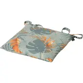 Madison Outdoor Zitkussen Dotan 46x46 cm blauw en oranje