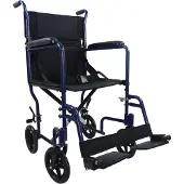 Aidapt Transportrolstoel Aluminium - Blauw