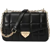 Michael Kors Large Chain Shoulder Bag Black Maat: OS | Schoudertassen Outlet | Dames | Zwart