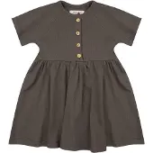 Little Indians jurk Basic meisjes katoen donkergroen
