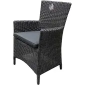 AVH-Collectie Capri dining tuinstoel antraciet