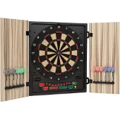 Klarfit Dartmaster 180 elektronisch dartbord - beige