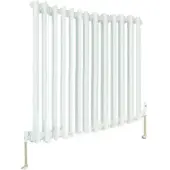 Eastbrook Rivassa 2 koloms radiator 100x60cm staal 1385W wit glans