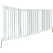 Eastbrook Rivassa 3 koloms radiator 145x60cm staal 2609W wit glans
