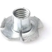 Hoenderdaal Inslagmoer M6x9mm verzinkt staal - 200 stuks