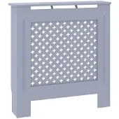 vidaXL Radiatorombouw 78 cm MDF grijs