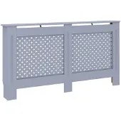 vidaXL Radiatorombouw 152x19x81,5 cm MDF antraciet