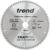 Trend cirkelzaagblad 250x30x3,0mm 80T
