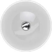 Geberit VariForm opzetwastafel rond zonder kraangat zonder overloop Ø40x15.8cm wit 500.768.01.2