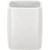 Kleine wolke Cubic tandenborstelbeker 7,4x9,1 cm, wit