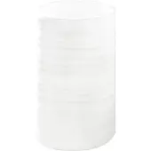 Kleine wolke Sahara tandenborstelbeker 10,8x, 6,5 cm, wit