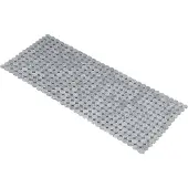 Kleine wolke antislipmat/douchemat SIGN 36x80cm zilver pvc