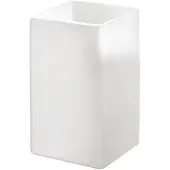 Kleine wolke Flash tandenborstelbeker 10x6,3 cm, sneeuwwit