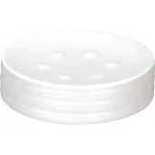Kleine wolke Sahara zeepschaal 3x11 cm, wit