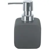 Kleine wolke Cubic zeepdispenser 6,8x15,8 cm, antraciet