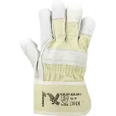 Asatex Handschoen | maat 10,5 naturelle kleuren | Rundnerfleer | PSA-categorie II | 12 paar - ADLER-C/105 - ADLER-C/105