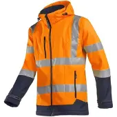 SIOEN Gelamineerde Signalisatie Softshell Jas Met Afneembare Kap Fuller 9933a2tu1 | Maat: 2XL