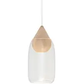 MATER Liuku Hanglamp Transparent Glass (CGC23) | White Drop