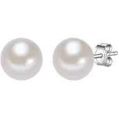 Valero Pearls Oorbellen zilver / natuurwit
