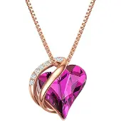Rafaela Donata Ketting rose-goud / fuchsia