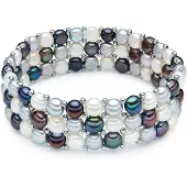 Valero Pearls Mode-armband Messing Gekweekte zoetwaterparels wit