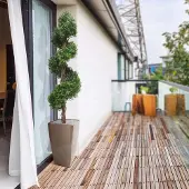 Maxifleur Kunstplanten Buxus deluxe spiraal kunstplant 170cm - UV bestendig
