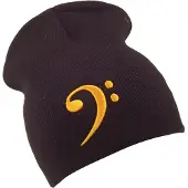 Aim Winter muts (Beanie) Bassleutel zwart