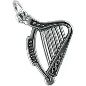 Aim Zilveren hanger harp