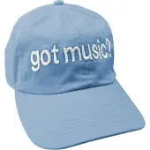 Aim Honkbalpet 'Got Music?', licht blauw