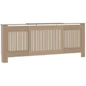 vidaXL Radiatorombouw 205 cm bewerkt hout